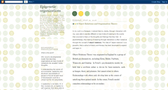 Desktop Screenshot of epigeneticorganizations.blogspot.com