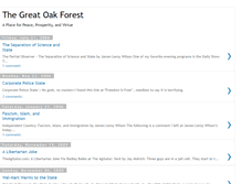 Tablet Screenshot of oakforest.blogspot.com