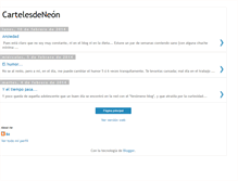 Tablet Screenshot of cartelesdeneon.blogspot.com