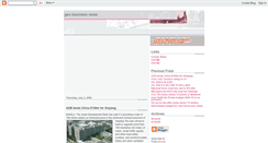 Desktop Screenshot of geobusinessnews.blogspot.com