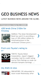Mobile Screenshot of geobusinessnews.blogspot.com