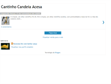 Tablet Screenshot of cantinhocandeiaacesa.blogspot.com