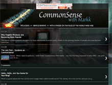 Tablet Screenshot of commonsensewithmarkk.blogspot.com