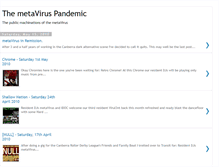 Tablet Screenshot of metaviruspandemic.blogspot.com