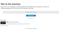 Tablet Screenshot of giantesstalk.blogspot.com