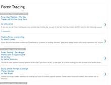 Tablet Screenshot of forex-trading101.blogspot.com