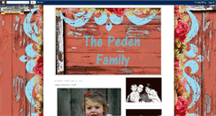 Desktop Screenshot of pedenfamilyblog.blogspot.com