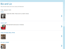 Tablet Screenshot of bizandliz.blogspot.com