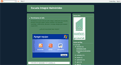 Desktop Screenshot of escuelaintegralmaimonides.blogspot.com