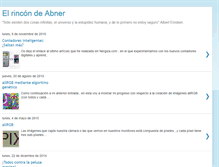 Tablet Screenshot of elrincondeabner.blogspot.com