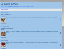 Tablet Screenshot of lacucinadipetro.blogspot.com