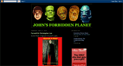 Desktop Screenshot of johnsforbiddenplanet.blogspot.com