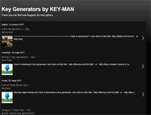 Tablet Screenshot of hackscrackskeygensallgames.blogspot.com