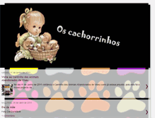 Tablet Screenshot of oscachorrinhosfofos.blogspot.com