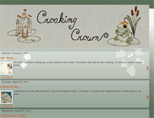 Tablet Screenshot of croakingcrown.blogspot.com