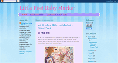 Desktop Screenshot of littlefeetbabymarket.blogspot.com