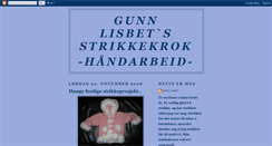 Desktop Screenshot of gunnlisbets-strikkekrok.blogspot.com
