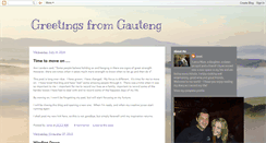 Desktop Screenshot of greetingsfromgauteng.blogspot.com