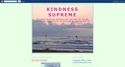 Desktop Screenshot of kindnesssupreme.blogspot.com