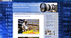 Desktop Screenshot of efemeroeternofotojornalismo.blogspot.com