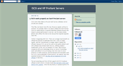 Desktop Screenshot of iscsi-hp-proliant.blogspot.com