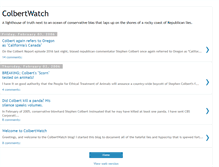 Tablet Screenshot of colbert-watch.blogspot.com