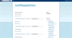 Desktop Screenshot of northeastchiro.blogspot.com