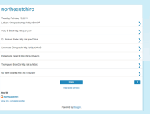 Tablet Screenshot of northeastchiro.blogspot.com