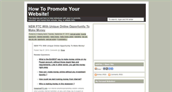 Desktop Screenshot of how-to-promote-a-website.blogspot.com