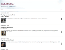 Tablet Screenshot of joyfulmother.blogspot.com