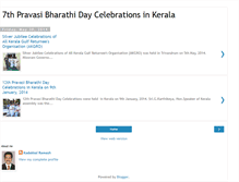 Tablet Screenshot of pravasibharathiday.blogspot.com