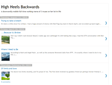 Tablet Screenshot of highheelsbackwards.blogspot.com