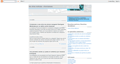 Desktop Screenshot of noticiaschorras.blogspot.com