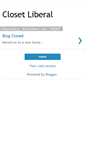 Mobile Screenshot of closetliberal.blogspot.com