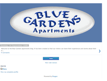 Tablet Screenshot of bluegardensapts.blogspot.com
