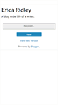 Mobile Screenshot of ericawrites.blogspot.com