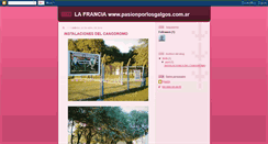 Desktop Screenshot of pasionlafrancia.blogspot.com