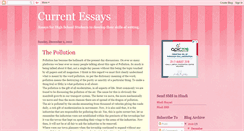 Desktop Screenshot of currentessays.blogspot.com