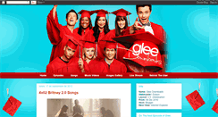 Desktop Screenshot of glee-downloads.blogspot.com