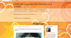 Desktop Screenshot of centrodeosteopatiaevasanchez.blogspot.com