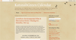 Desktop Screenshot of katonahgreencalendar.blogspot.com