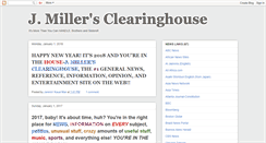 Desktop Screenshot of jmillerclearinghouse.blogspot.com