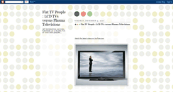 Desktop Screenshot of lcdvsplasmatv.blogspot.com