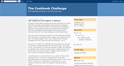 Desktop Screenshot of cookbookchallenge.blogspot.com