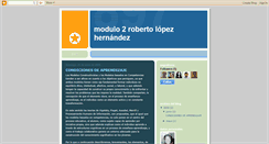 Desktop Screenshot of modulo2robertolopez.blogspot.com