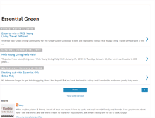 Tablet Screenshot of essentialgreen.blogspot.com