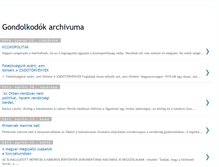 Tablet Screenshot of gondolkodokarchivuma.blogspot.com