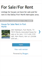 Mobile Screenshot of forsale-forrent.blogspot.com