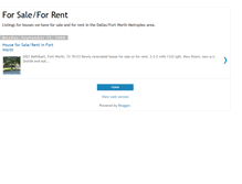 Tablet Screenshot of forsale-forrent.blogspot.com