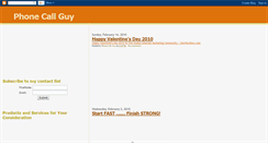 Desktop Screenshot of phonecallguy.blogspot.com